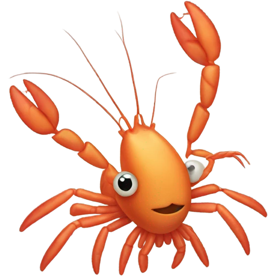 Small shrimp emoji
