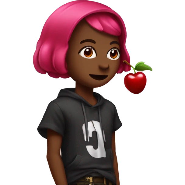 Ruby The cherry G59 rapper as a cherry  emoji