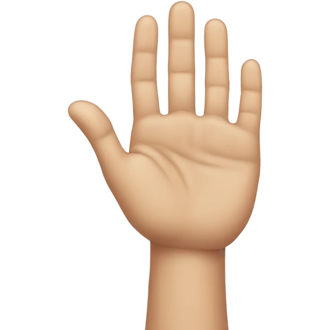 A hand but ring finger is down emoji
