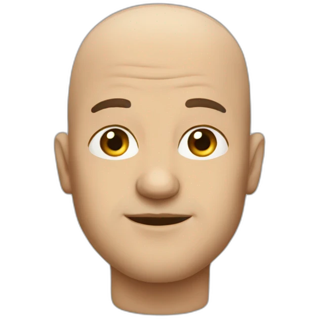bald man emoji