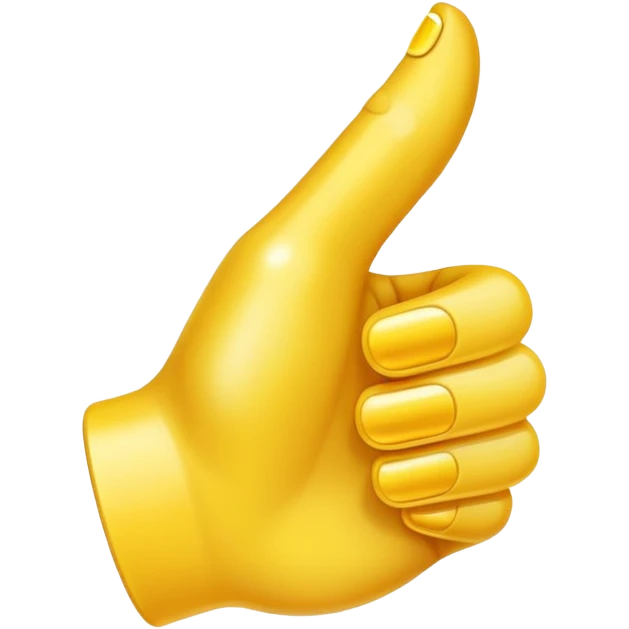 Yellow thumb up emoji