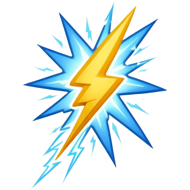 lighting bolt emoji