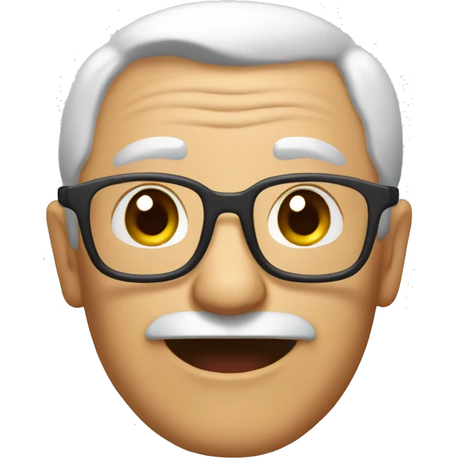 grandpa laugjing emoji