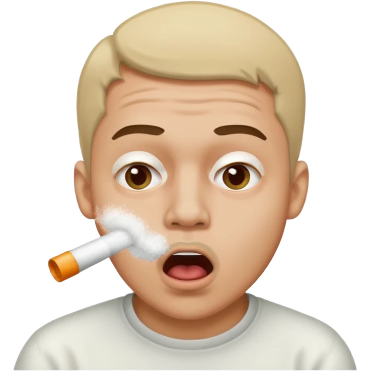 Guy snorting cocaine emoji emoji