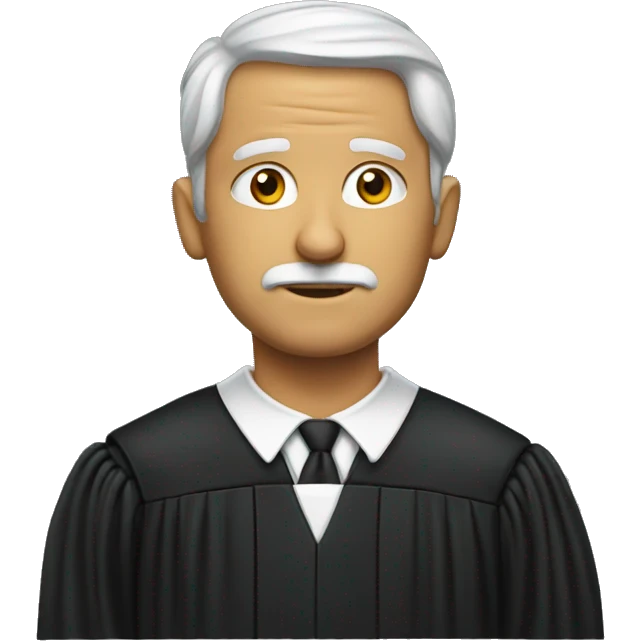 A JUDGE emoji