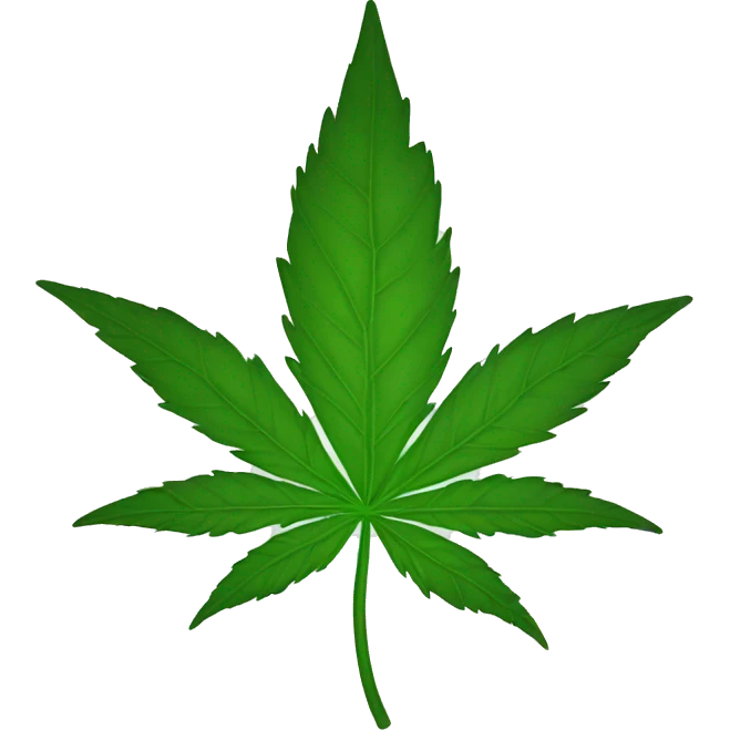 Weed leaf emoji