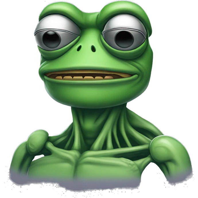 cyborg pepe the frog emoji