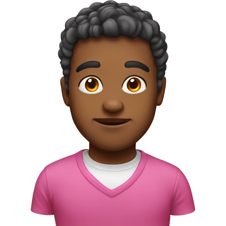 Pink  emoji