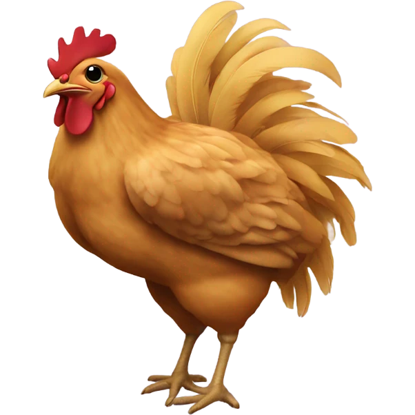 chicken dressed as beyonce emoji