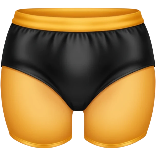 Plain Black panties emoji