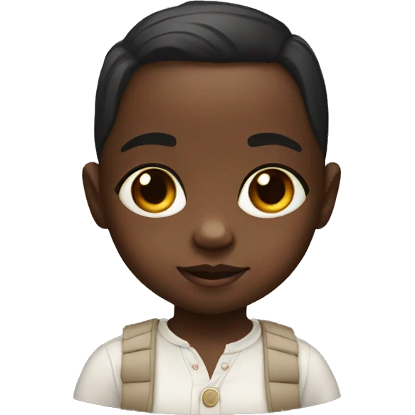 Black baby emoji