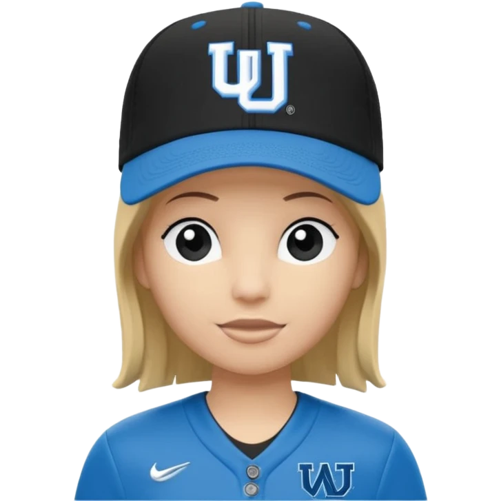 3d rendering isolated, black blue NCAA '47 Clean Up Adjustable Hat, One Size Fits All emoji