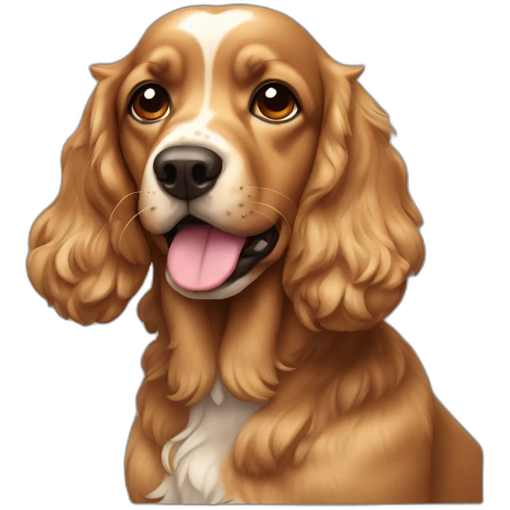 cocker dog emoji