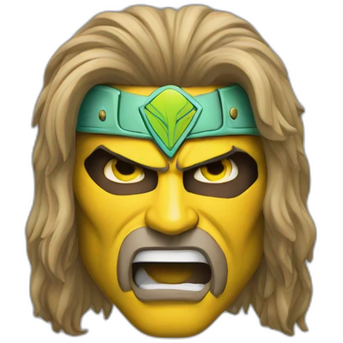 The ultimate warrior emoji