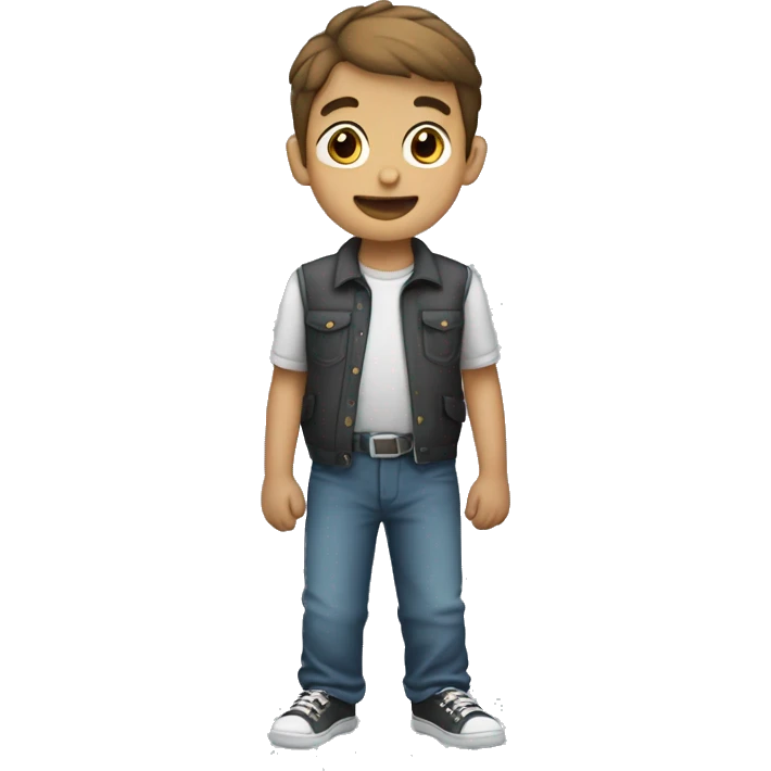 Niño con gripa emoji