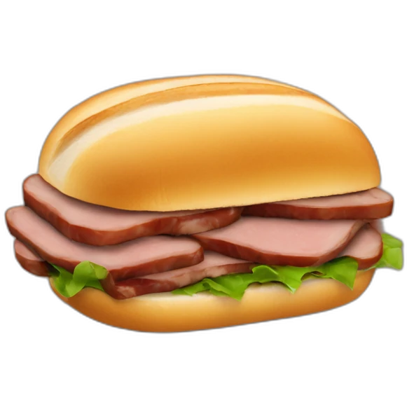 Arby’s roast beef sandwich emoji