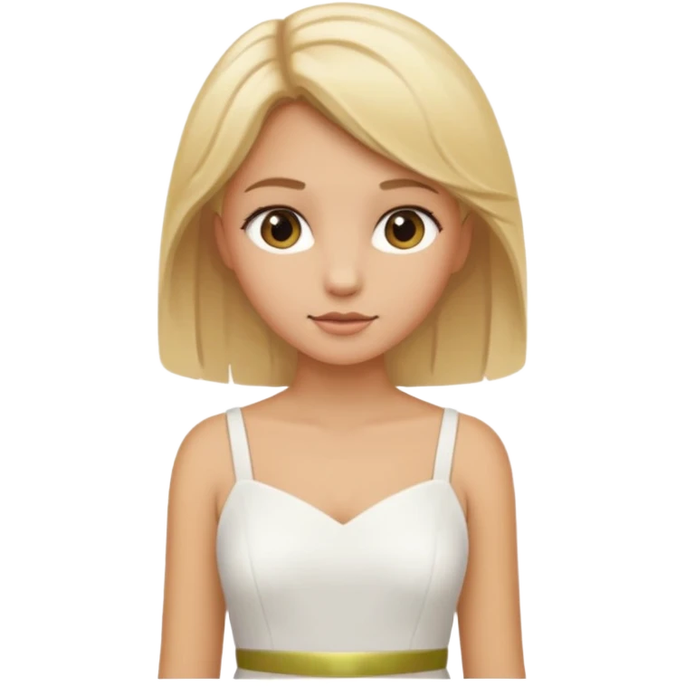 Blonde tan girl emoji