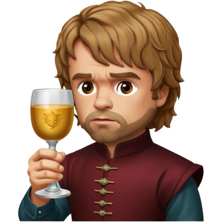 Tyrion lannister drinking emoji