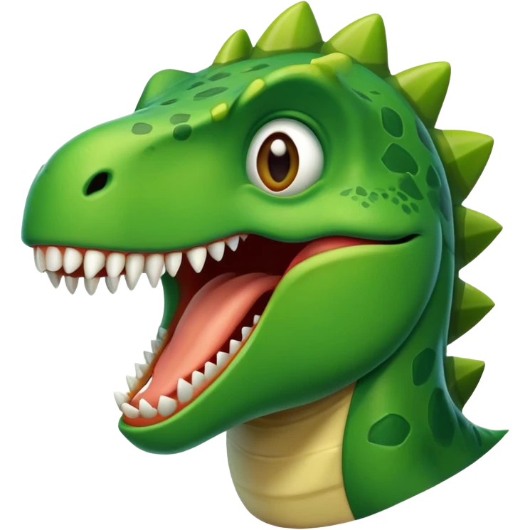 Dinosaurio riendo emoji