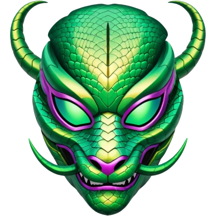 glitter green viper valorant mask emoji