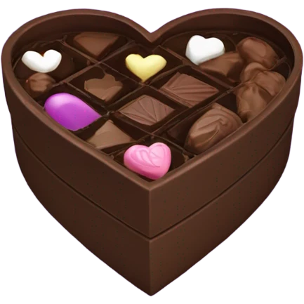 heart chocolate box purple emoji