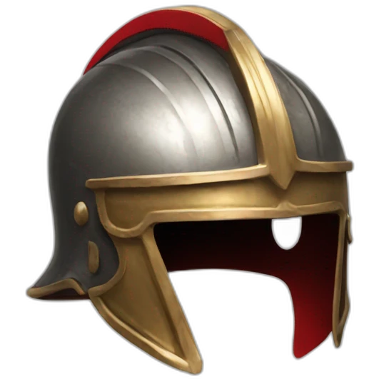rome helmet with red details emoji