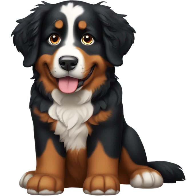 Bernese mountain dog emoji