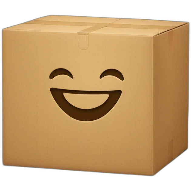 box with smile emoji