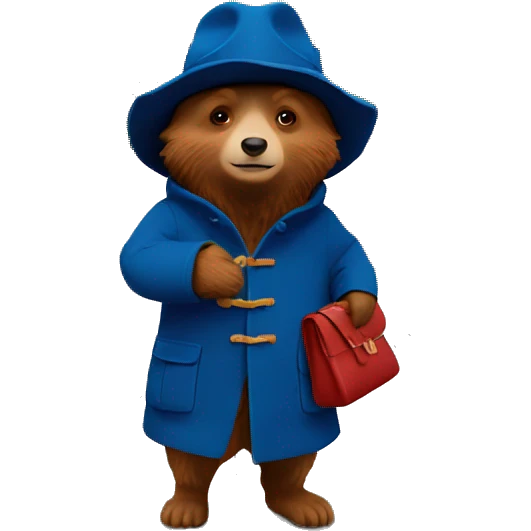 Paddington in the Red Square emoji