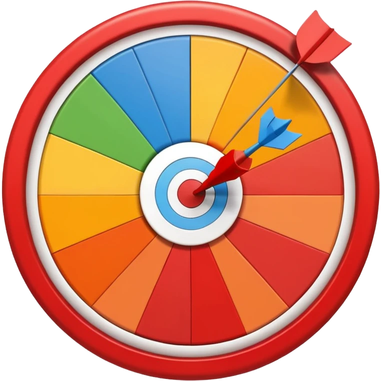 A target emoji with a bar chart emoji on the side emoji