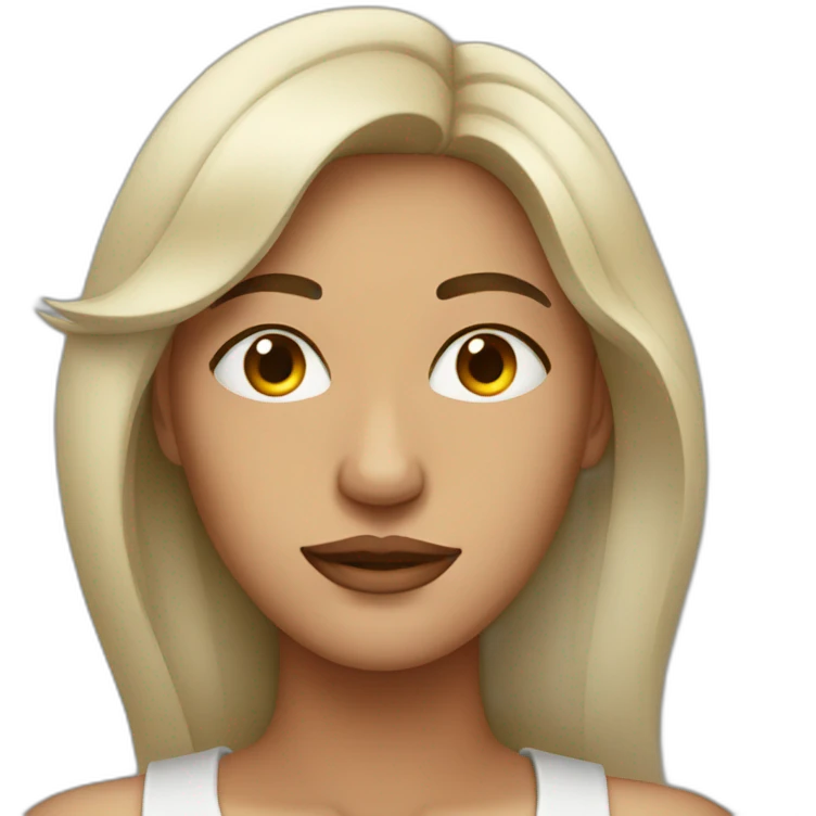 woman eyes closed emoji