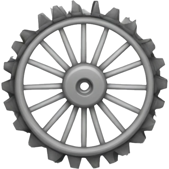 Wire wheel with white wall emoji