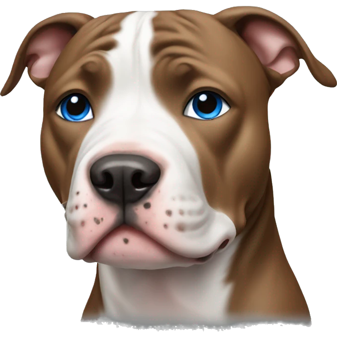 pitbull with blue eyes emoji