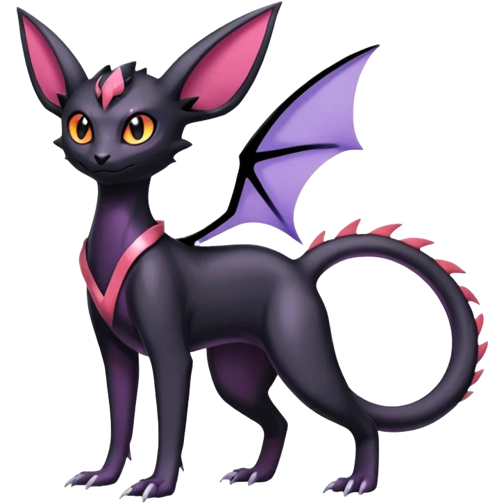 Salandit-Noivern-Umbreon-Espeon-Hybrid (Full body) emoji