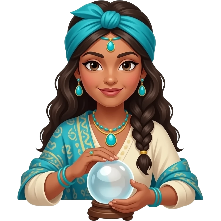 gypsy fortune teller emoji