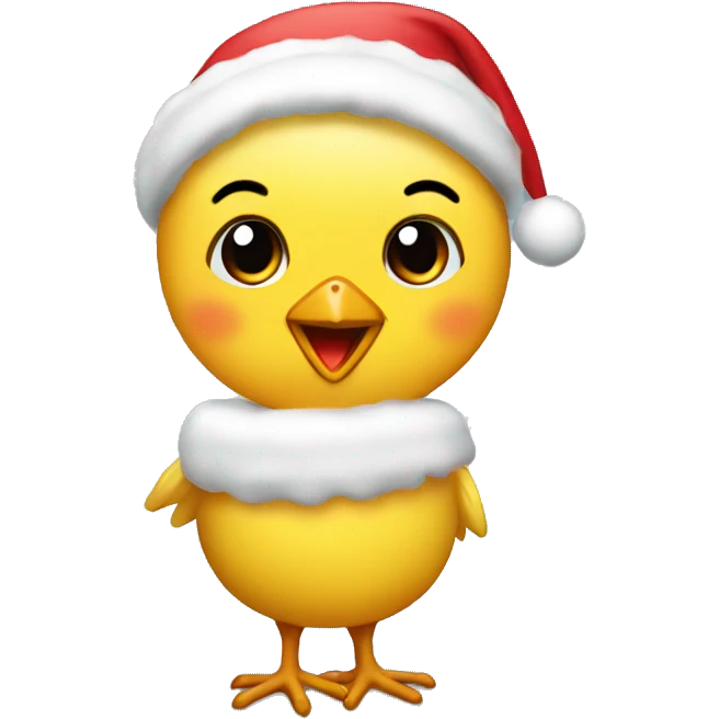 christmas chick  emoji