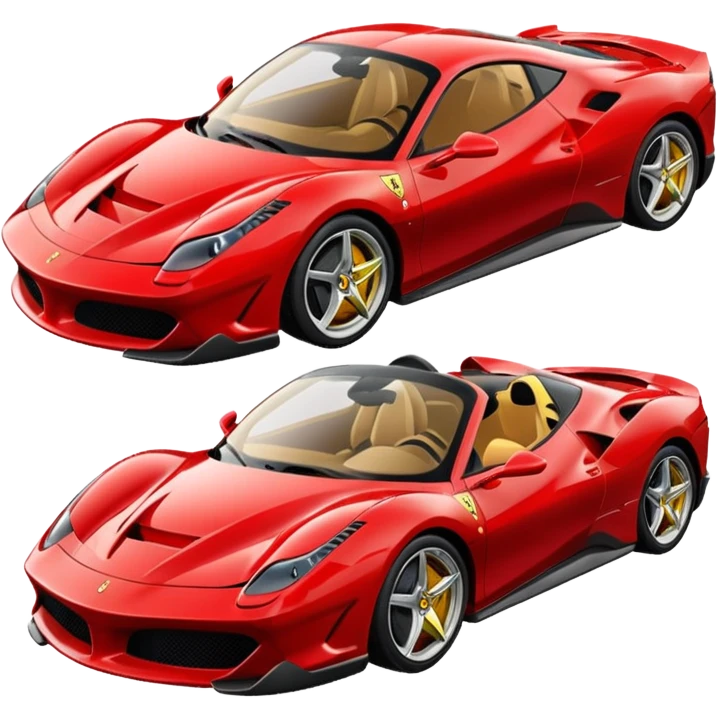 Une Ferrari  emoji
