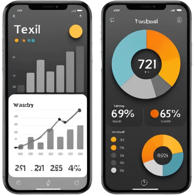 Mood tracker app dashboard emoji