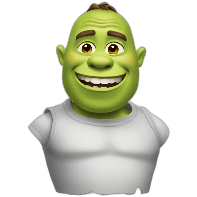 Chat botté avec Shrek emoji
