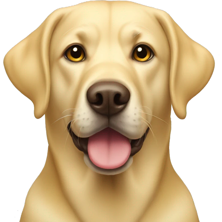 Yellow lab emoji