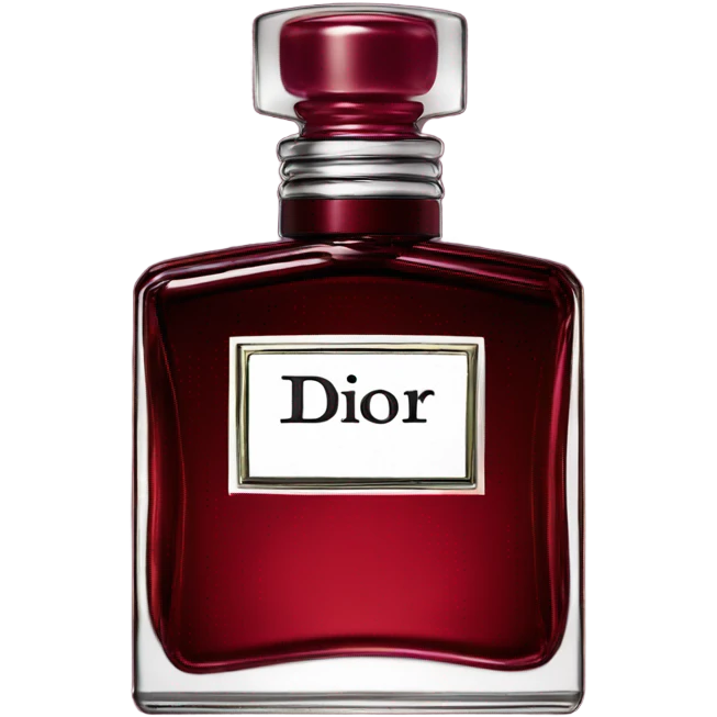 Dior perfume dark red bottle hypnotic poison emoji