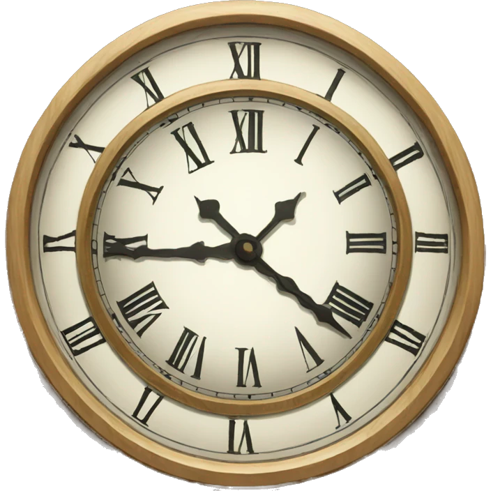 crazy clock emoji