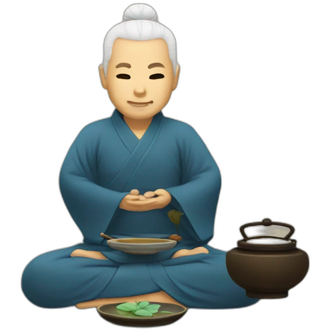 zen tea master emoji