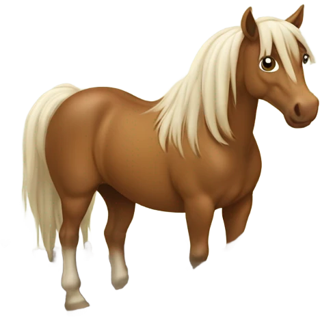 Poop horse emoji