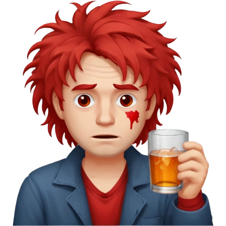 Drunk man emoji