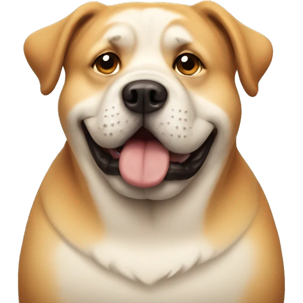 Fat dog emoji