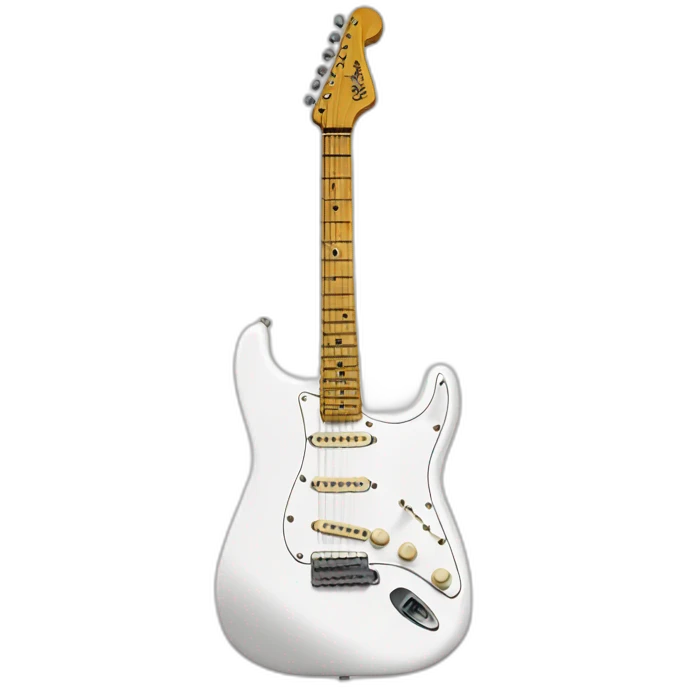 white-stratocaster emoji