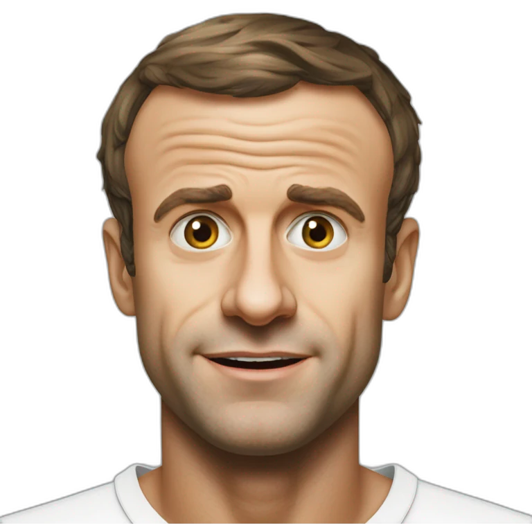 Chat mange Emmanuel Macron emoji