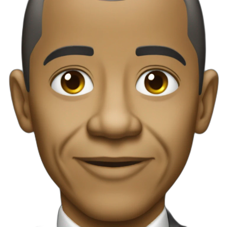 barak Obama face emoji emoji
