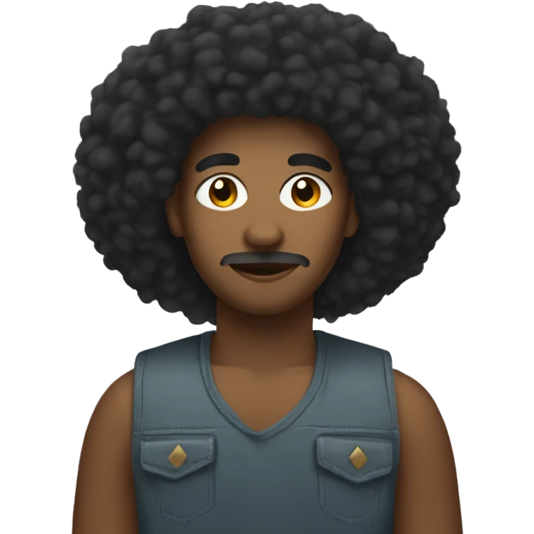 My Afro  emoji